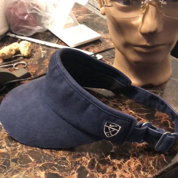 Nike Dri-Fit Men’s Navy Blue Adjustable Visor hats Size Adjustable - Picture 13 of 16